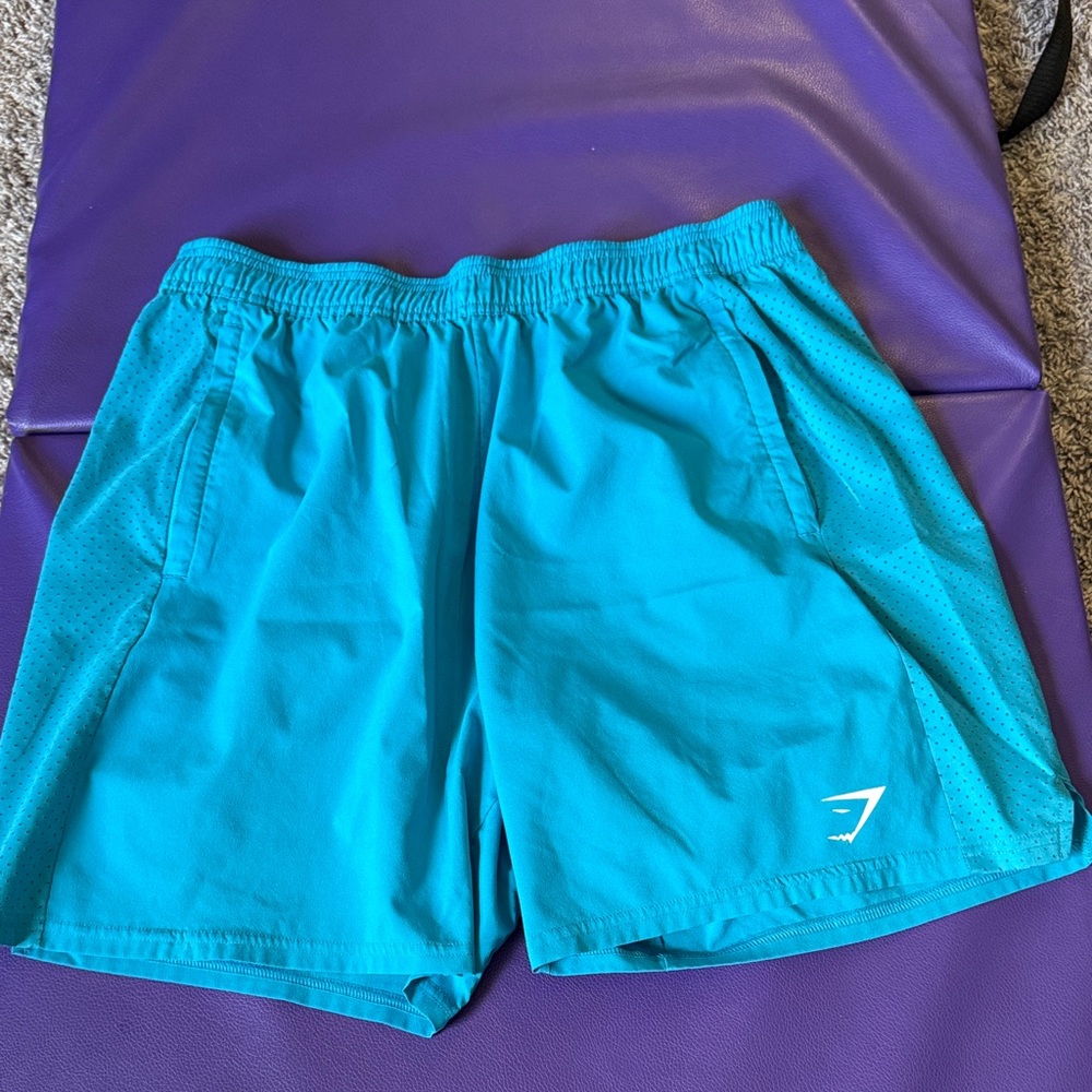 Gymshark Teal Performance Shorts